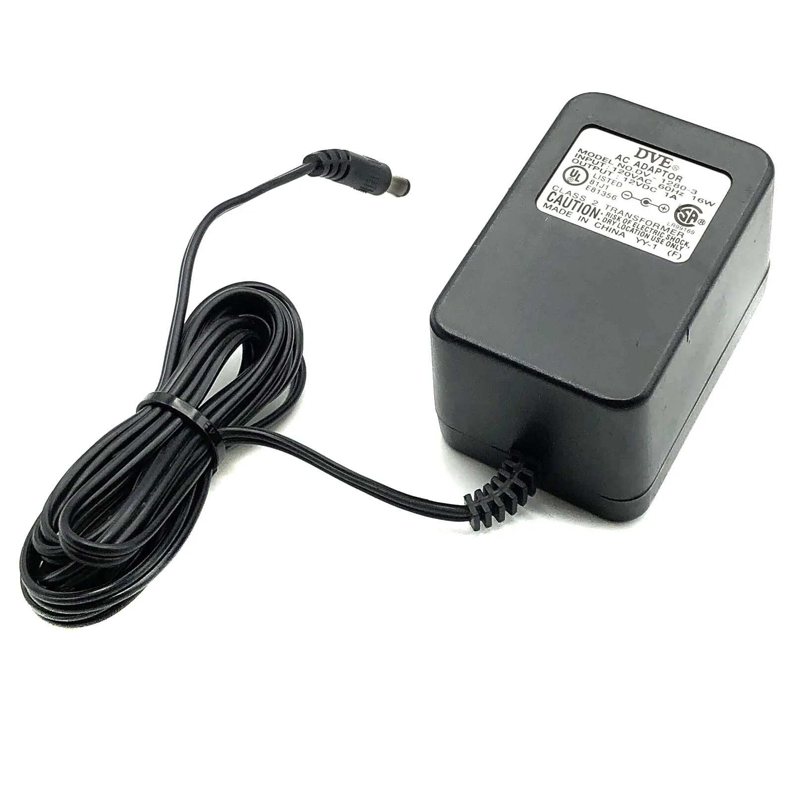 *Brand NEW*Genuine 12VDC 1A 12W DVE AC DC Wall Adaptor Model No: DV-1280-3 Class 2 Power Supply